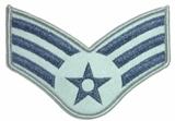 Air Force Senior Airman Chevron On ABU Cloth Badge Official