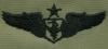AIR FORCE SENIOR FLIGHT NURSE BADGE ON ABU CLOTH - Saunders Military Insignia