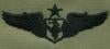 AIR FORCE SENIOR FLIGHT NURSE BADGE ON ABU CLOTH - Saunders Military Insignia