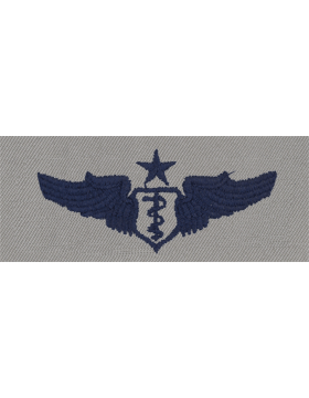 Air Force Senior Flight Surgeon Badge On Abu Sew On Cloth