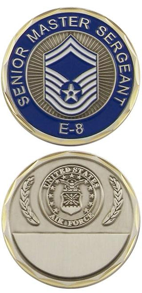Air Force Senior Master Sergeant Challenge Coin Keepsake