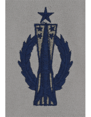 AIR FORCE SENIOR MISSILE OPERATOR BADGE ON ABU CLOTH - Saunders Military Insignia