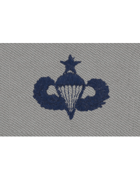 AIR FORCE SENIOR PARACHUTIST BADGE ON ABU CLOTH - Saunders Military Insignia