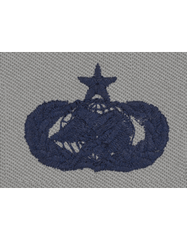 AIR FORCE SENIOR SUPPLY FUELS BADGE ON ABU CLOTH - Saunders Military Insignia