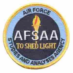 Air Force Studies Analyses Patch For Aviation Enthusiasts