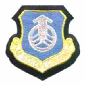 Authentic Air Force System Command Patch On Genuine Leather