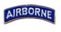 Airborne Tab Early Design Cut Edge Khaki Twill