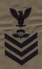 Aircrew Survival Equipment man US Navy Rating in Khaki - Saunders Military Insignia
