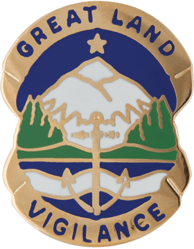 Alaska Command Headquarters Army National Guard Unit Crest - Saunders Military Insignia