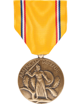 American Defense Full Size Medal - Saunders Military Insignia