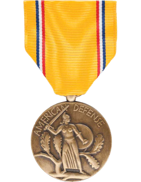 American Defense Full Size Medal by Saunders Military Insignia