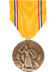 American Defense Full Size Medal - Saunders Military Insignia