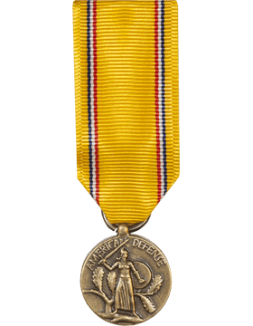 American Defense Miniature Medal - Saunders Military Insignia