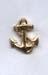 Anchor, gold (lg) Large Medal Device - Saunders Military Insignia