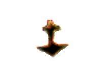 Anchor gold Ribbon Device - Saunders Military Insignia