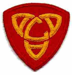 Anti Aircraft Artillery Command Central Patch cloth patch cut edge style - Saunders Military Insignia