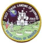 APOLLO 11 1ST LUNAR Patch, 4 inch by Saunders Military Insignia