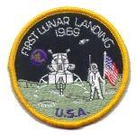 APOLLO 11 1ST LUNAR Patch by Saunders Military Insignia
