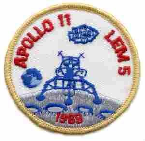 APOLLO 11 LEM 5 Patch, 3 inch by Saunders Military Insignia