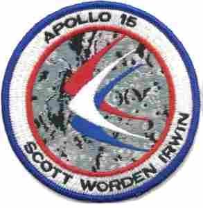 APOLLO 15, Patch, 4 inch by Saunders Military Insignia