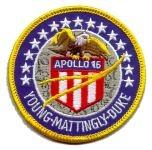 APOLLO 16 Patch, 3 inch by Saunders Military Insignia