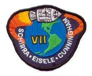 APOLLO 7 Patch, 3 inch