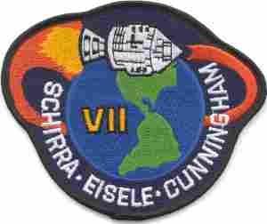 APOLLO 7 Patch, 4 inch
