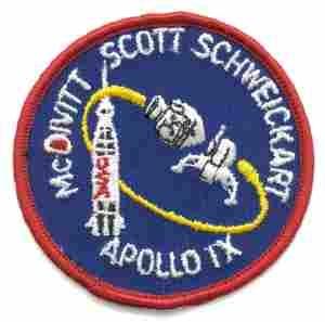 APOLLO 9 Patch, 3 inch by Saunders Military Insignia