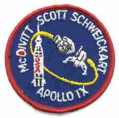 APOLLO 9 Patch, 3 inch by Saunders Military Insignia