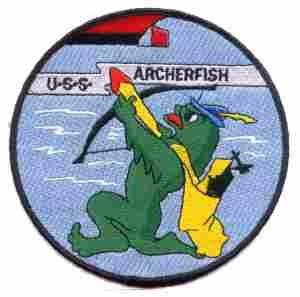 ARCHERFISH US Navy Submarine Patch by Saunders Military Insignia