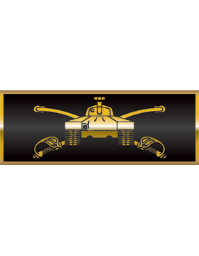 Armor branch of service badge bumper sticker