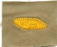 Armor green green subdued sew on badge Badge, cloth, Khaki by Saunders Military Insignia