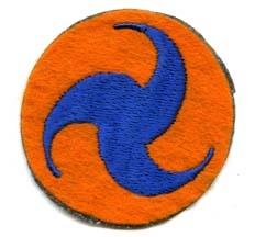 Army Airforce (USAAF) General Headquarters Pinwheel emb Patch on felt
