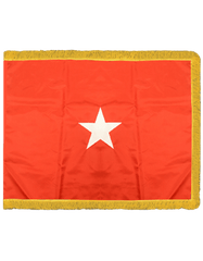 Army Brigadier General Flag With Pole Hem And Fringe - Saunders Military Insignia