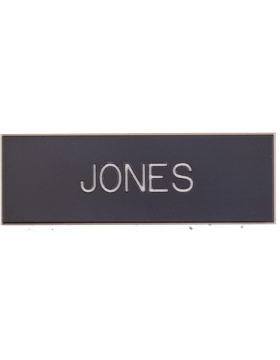 Army Brown Regulation Plastic Name Plate for AGSU Uniform
