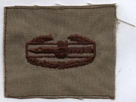Army Combat Action Badge Sew-On Desert Cloth Patch by Saunders Military Insignia