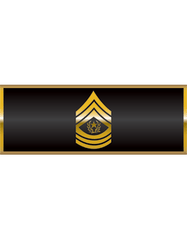 Army Command Sergeant bumper sticker - Saunders Military Insignia