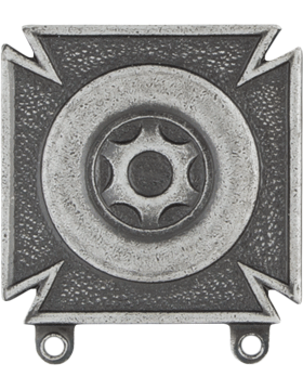 Army Driver Marksman badge in silver oxidized finish
