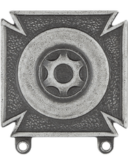 Army Driver and Mechanic Marksman badge in silver oxidized finish - Saunders Military Insignia