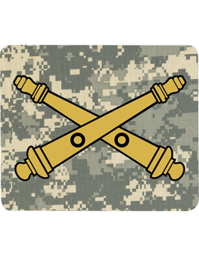 Army Field Artillery branch of service mouse pad - Saunders Military Insignia