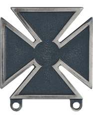Army Marksman Badge in silver oxidize finish - Saunders Military Insignia