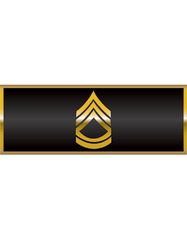 Army Master Sergeant bumper sticker by Saunders Military Insignia