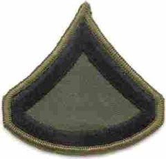 Army PFC (E3) subued Sleeve size chevron by Saunders Military Insignia