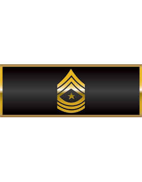Army Sergeant Major bumper sticker by Saunders Military Insignia