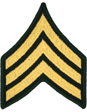 Army Sergeant Rank Insignia Chevron - Saunders Military Insignia
