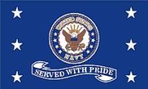 ARMY SERVED WITH PRIDE COLOR FLAG
