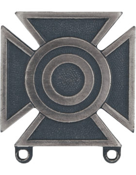 Army Sharpshooter badge in silver oxidize - Saunders Military Insignia