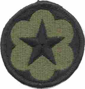 Army Staff Support Subdued Patch