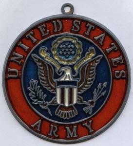 Army Suncatcher Glass and metal Logo by Saunders Military Insignia