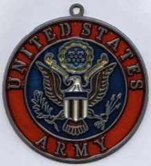 Army Suncatcher Glass and metal Logo by Saunders Military Insignia